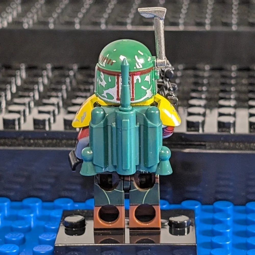 2 Minifigures- Star Wars Jango Fett Building Block Action Figure Clone Wars
